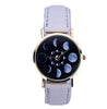Lunar Eclipse Pattern Wrist Watch